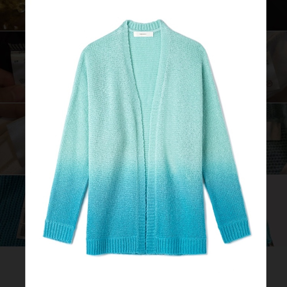 Gradient Blue Cardigan